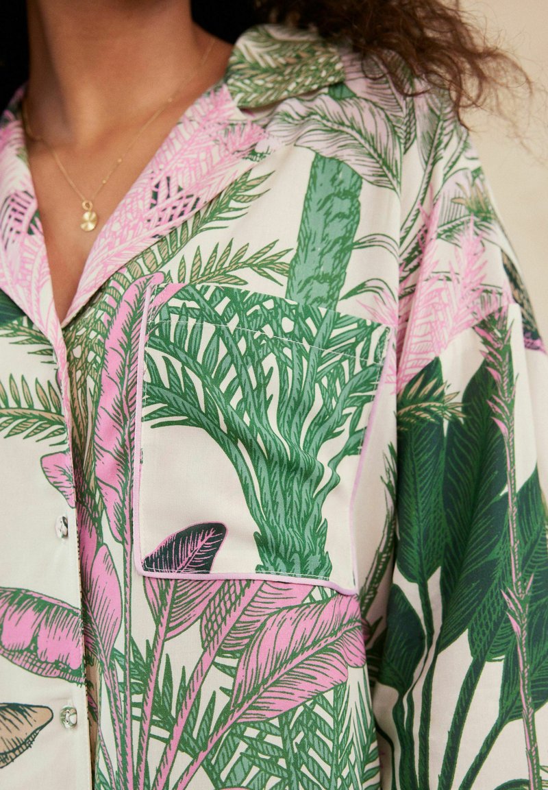 Next BUTTON THROUGH SET - Pidžaamakomplekt - green pink