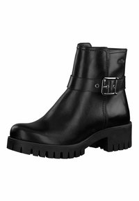 s.Oliver STIEFELETTE - Ankle Boot - black