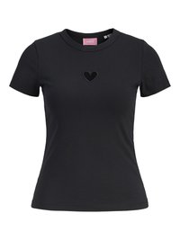 JXGIGI HEART - Tricou basic - black