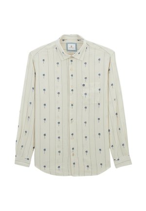 LONG-SLEEVED WITH EMBROIDERED FLOWERS - Chemise - white