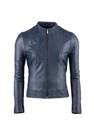 ANTHORN - Leather jacket - navy