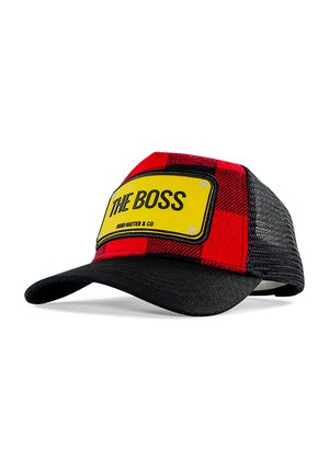 Cap - black red