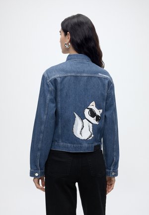 KARL LAGERFELD, IKON - Cowboyjakker - clean washed mid blue