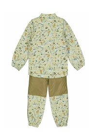 mikk-line GLITTER SET - Lietaus kelnės - desert sage