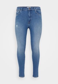 CARICONIC LONG  - Aptempti džinsai - dark medium blue denim