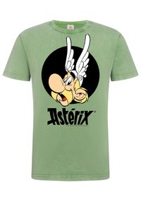 LOGOSHIRT T-SHIRT ASTERIX DER GALLIER - Print T-shirt - hellgrün