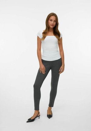 VMLILI HOHE TAILLE   - Leggings - Byxor - medium grey melange