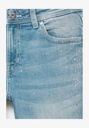 PULL&BEAR, WITH RHINESTONES BOOT-CUT - JEANS - Zvonové džínsy - blue