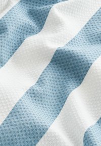 Next TEXTURED STRIPE SHORT SLEEVE WITH COLLAR  - REGULAR FIT - Vapaa-ajan kauluspaita - blue