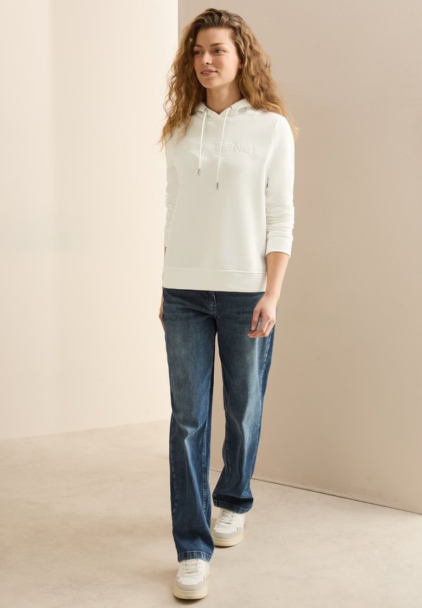 MIT ARTWORK - Kapuzenpullover - weiß