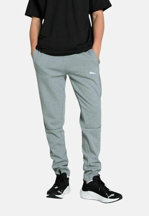 TEAMFINAL CASUALS - Tracksuit bottoms - grau