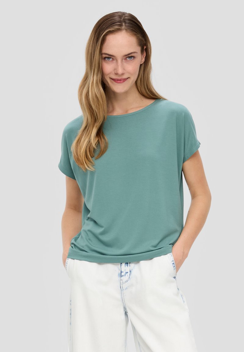 s.Oliver T-shirt basic - helles petrol
