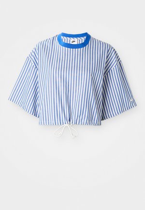 Nike Sportswear STRIPE BOXY - Bluse - game royal/sail
