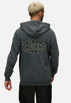 NFL LAS VEGAS RAIDERS  WASHED - Felpa con cappuccio - black