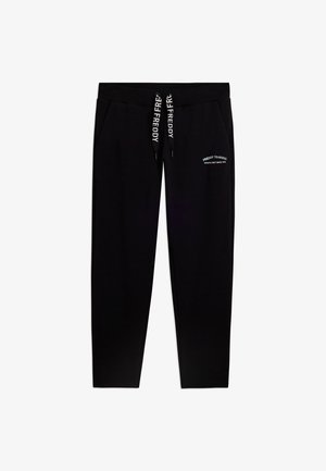 Freddy, PANTALONI 7/8 CON SPACCHI LATERALI SUL FONDO E LOGO FREDDY - Pantaloni sportivi - black