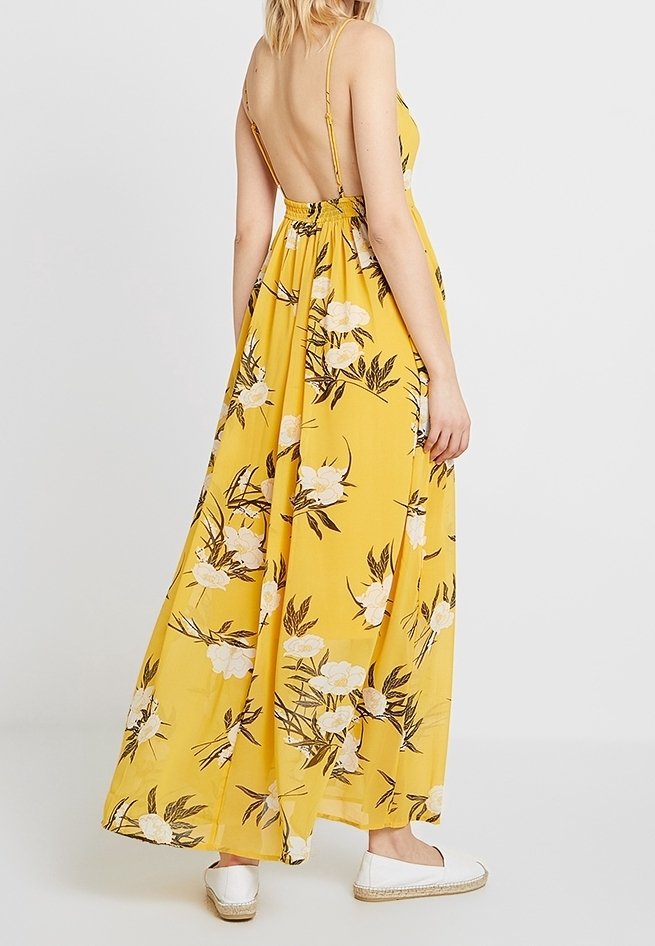 Even&Odd Maxi dress - yellow - (Pre-owned) - Zalando.ie