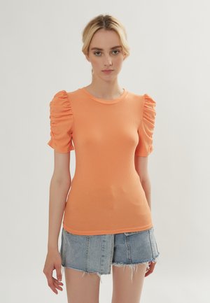 RUCHED - Print T-shirt - mango