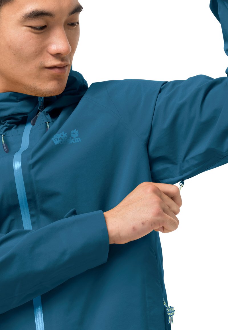 Herren Sportbekleidung | Jack Wolfskin HIGHEST PEAK Regenjacke / wasserabweisende Jacke dark cobalt/blau - QY67831 Herren Sportbekleidung | Jack Wolfskin HIGHEST PEAK Regenjacke / wasserabweisende Jacke dark cobalt/blau - QY67831