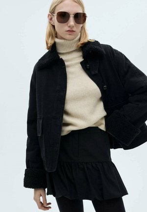 Denimová bunda - black denim