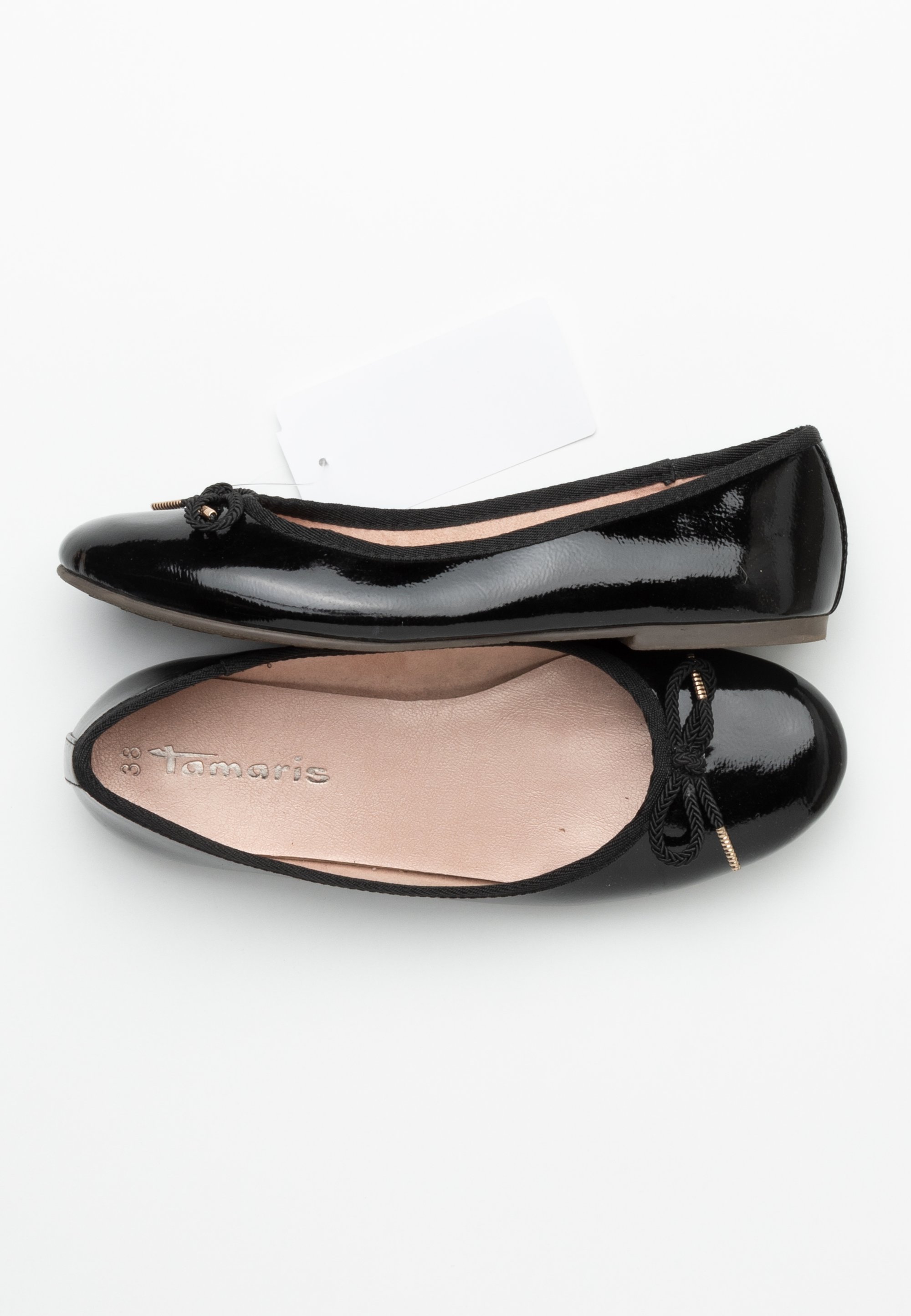Tamaris Ballet pumps black (Pre-owned) Zalando