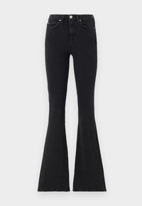 FLORA STRETCH - Alt laienevad teksad - black