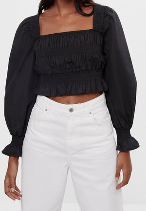 Bluse - black