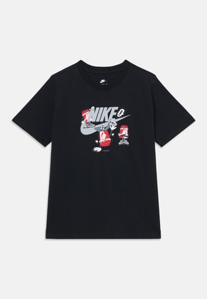 TEE BOXY BREAK DANCE UNISEX - Majica kratkih rukava s printom - black