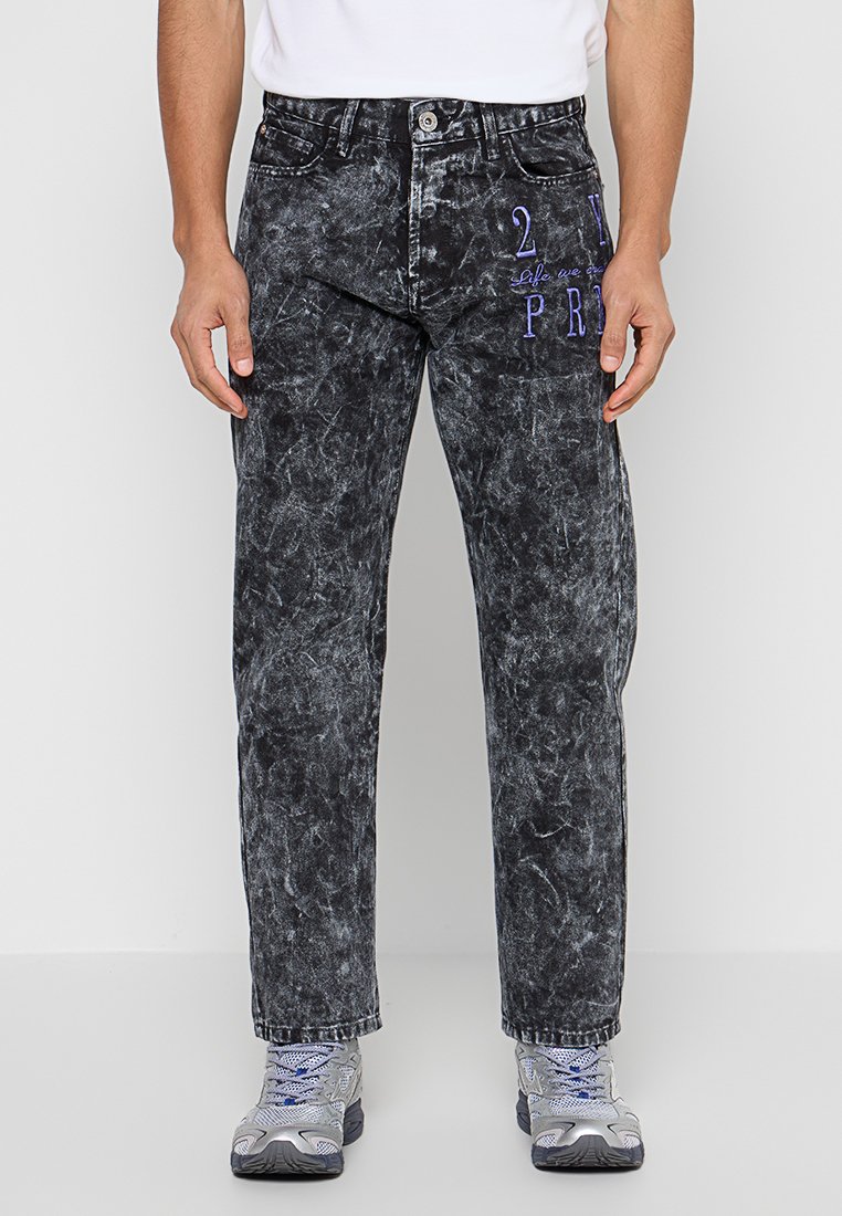 2Y Premium Straight leg jeans zwart