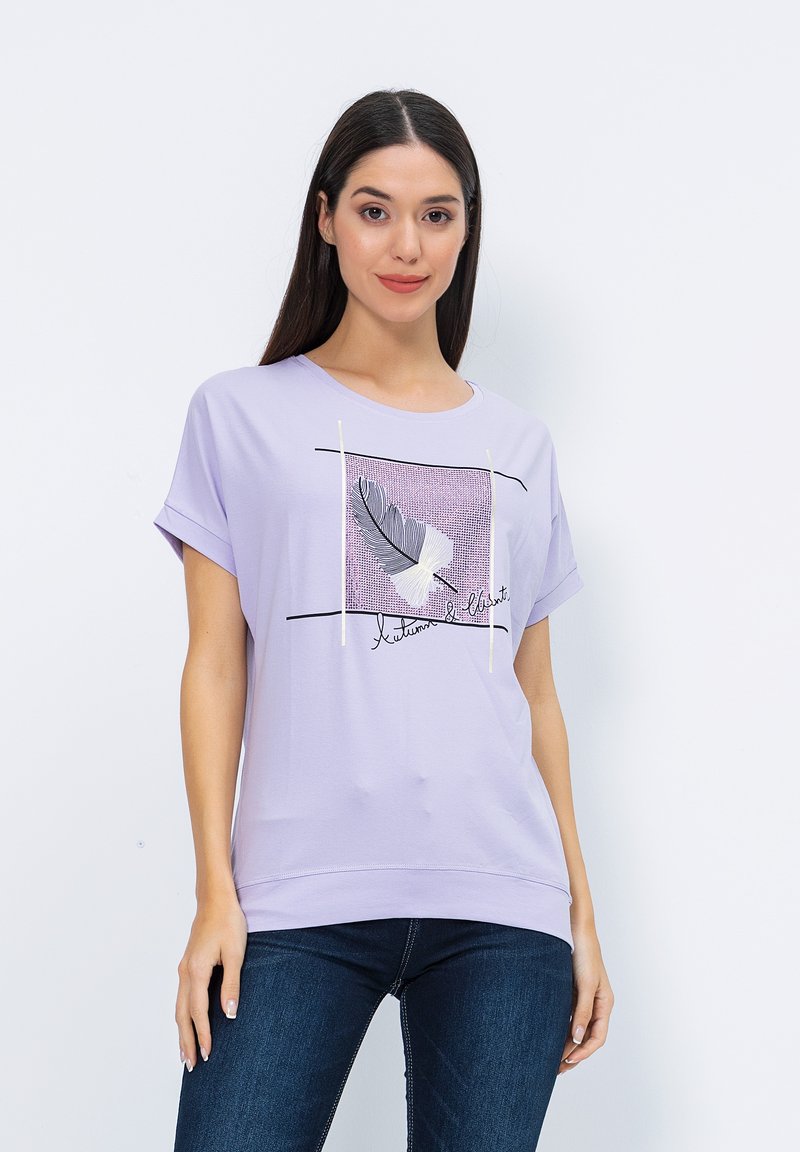 Damen T-Shirts | Felix Hardy T-Shirt print lilac/flieder - BJ98410 Damen T-Shirts | Felix Hardy T-Shirt print lilac/flieder - BJ98410