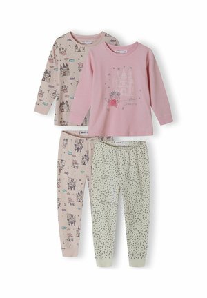 2 PACK LONG SLEEVE SET - Pidžamas komplekts - pink white