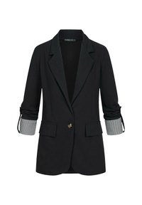 Cloud 5ive MIT TURN-UP ÄRMEL UND STREIFENDETAILS - Bleiser - black