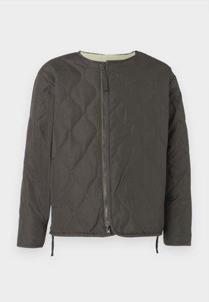 RIVERSIBLE CREW NECK JACKET UNISEX - Untuvatakki - choco/beige