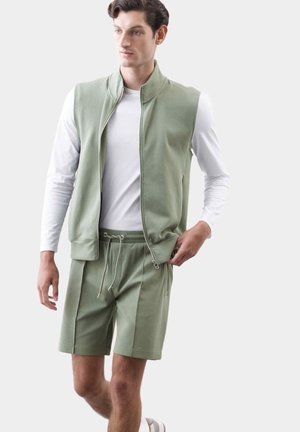 Marks & Spencer REGULAR FIT ELASTICATED WAIST - Træningsbukser - smokey green