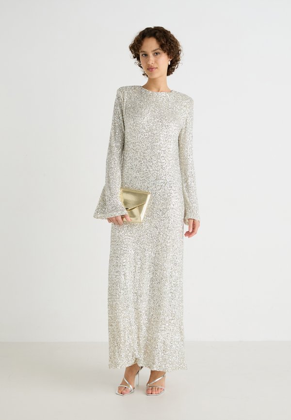 SEQUINS DRESS - Occasion wear - silver2