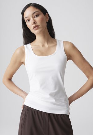 OPUS, SOFT SLIM FIT - Top - white