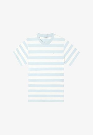 Silbon, CAMISETA MINILOGO RAYAS AGUAMARINA - Camiseta estampada - aguamarina