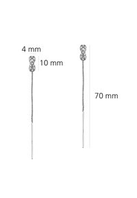 Sofia Milani INFINITY - Örhänge - silver coloured