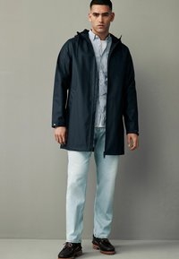 Next RUBBERISED HOODED - REGULAR FIT - Regnjakke / vandafvisende jakker - navy blue