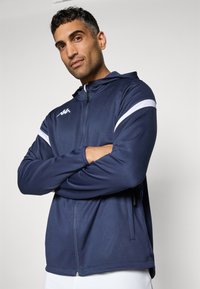 Kappa Veste de survêtement - blue marine/white