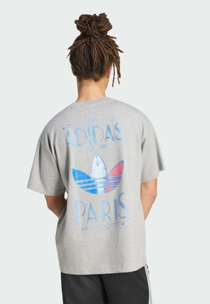 PARIS ARTDECO LOGO TEE - T-Shirt print - medium grey heather