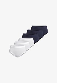 Niewybrane, weiß dunkelblau