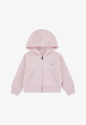 MEET AND GREET - Športna jopa s kapuco na zadrgo - crystal pink