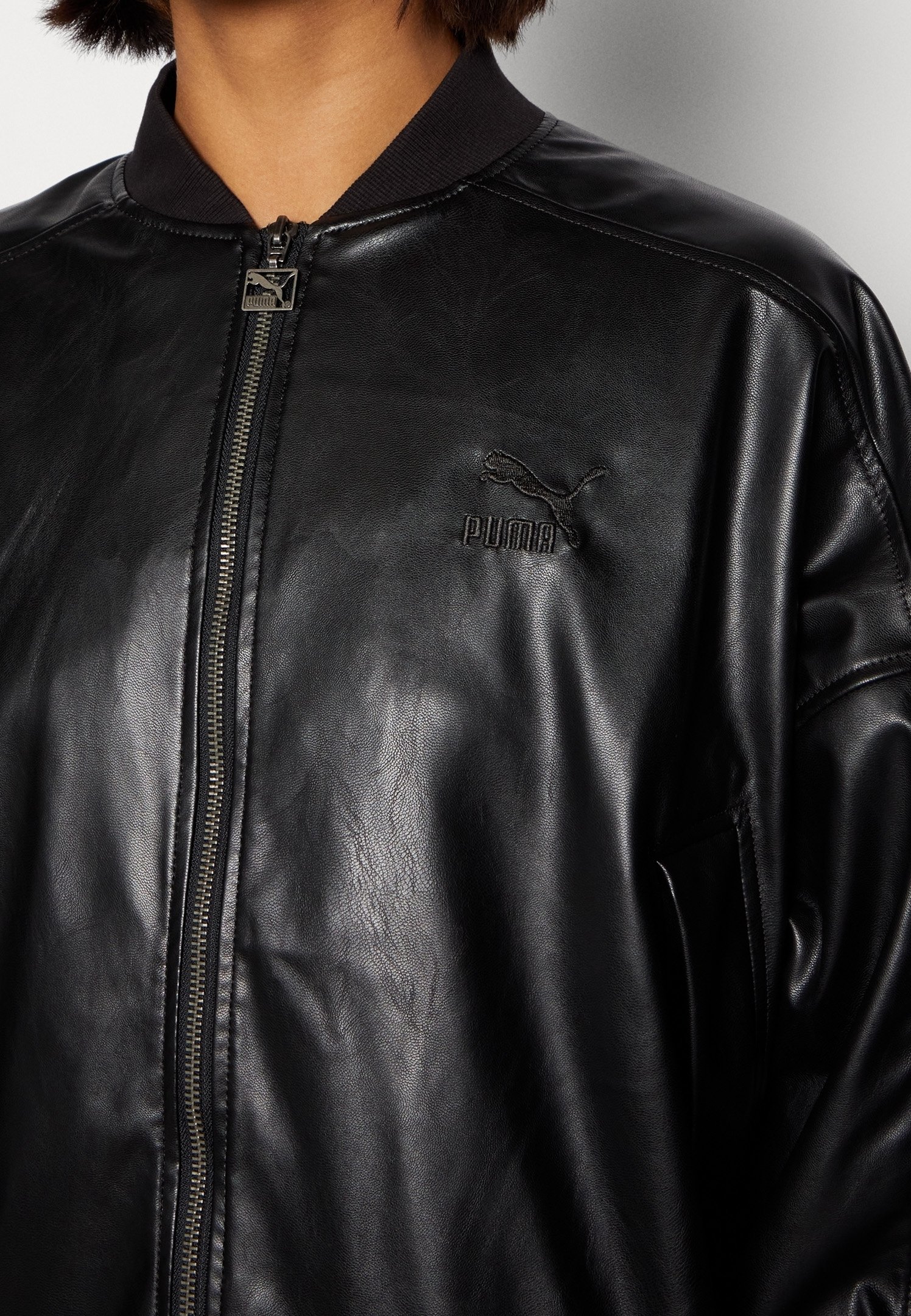 Puma Bomber Jacket - black - (Pre-owned) - Zalando.ie