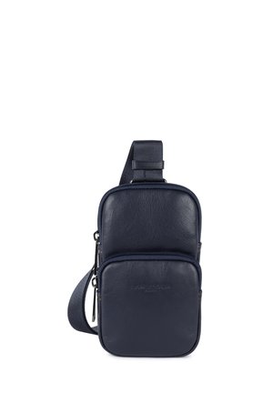 SOFT VINTAGE - Schoudertas - bleu fonce camel