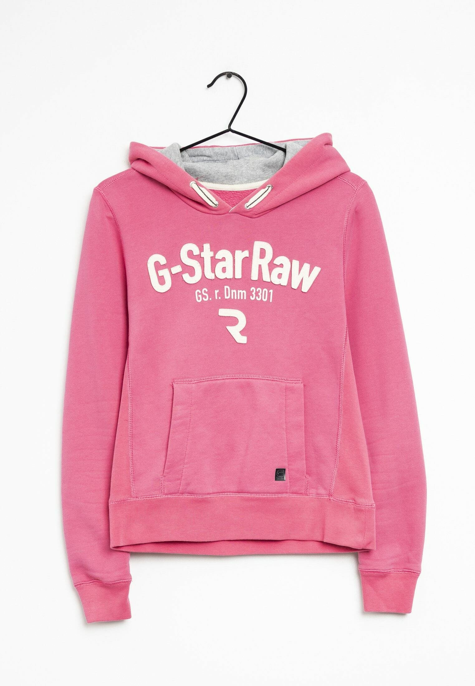 G-STAR Felpa con cappuccio pink/fuxia (Second hand)