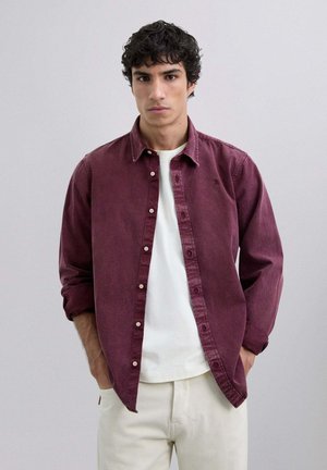 CARTER OVER - Camisa - burgundy