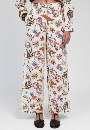AN'GE ROSSY - Pantalon classique - bale ecru
