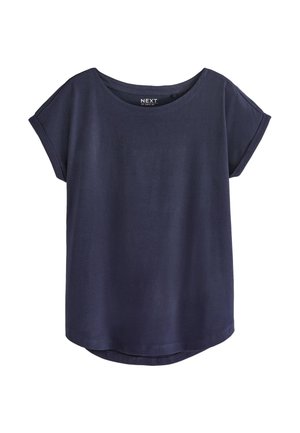 Next ROUND NECK CAP SLEEVE - REGULAR FIT - Lihtne T-särk - dark navy blue