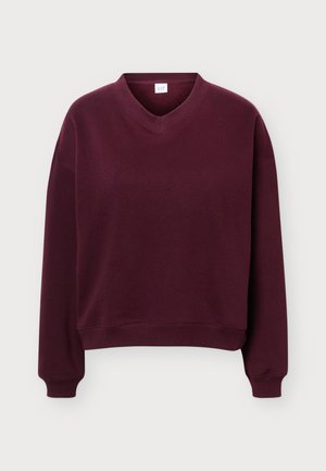 GAP, WEDGE CREW - Sweatshirt - vamp red