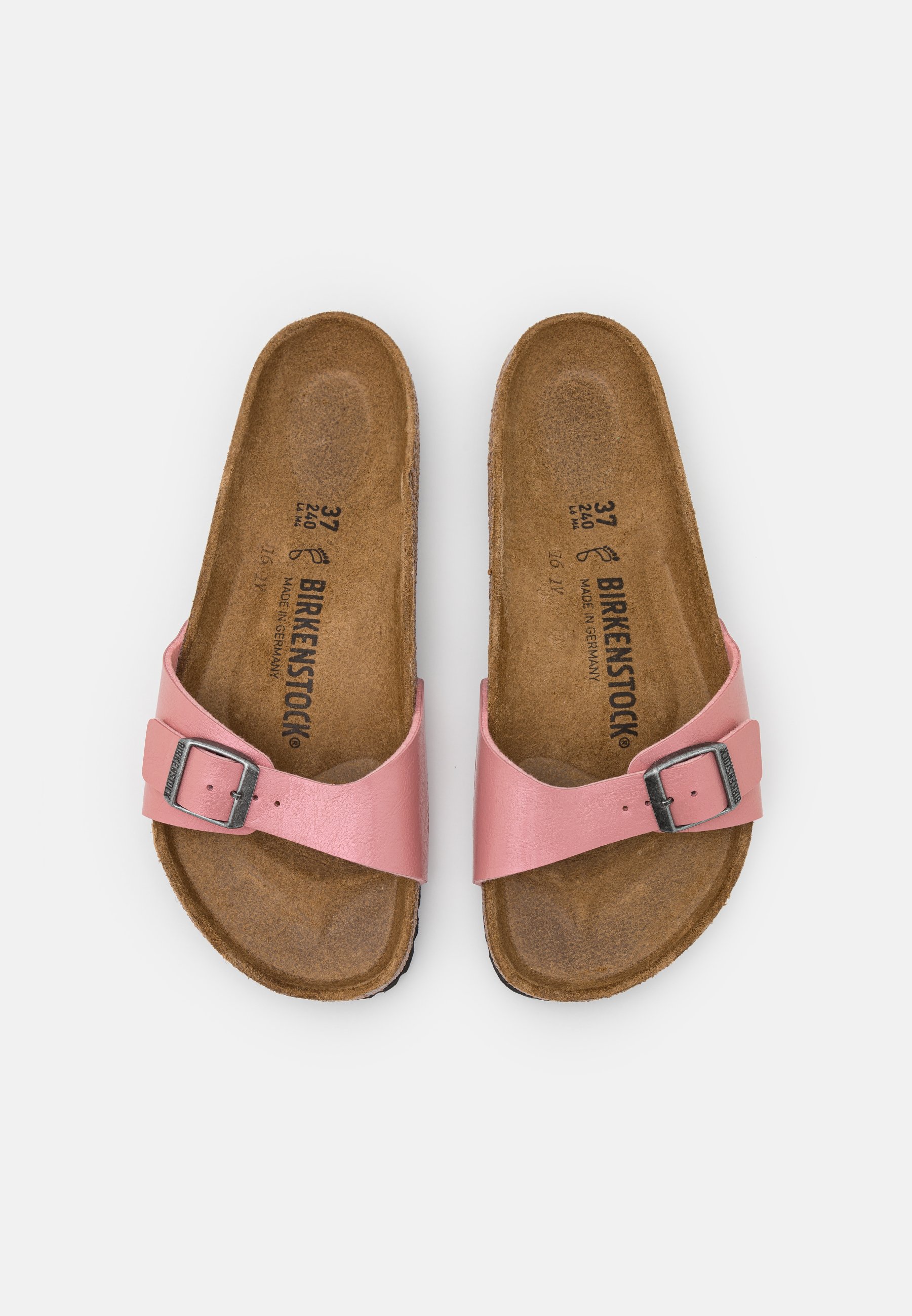Birkenstock MADRID BS REGULAR - Muiltjes - graceful old rose/roze -  Zalando.nl